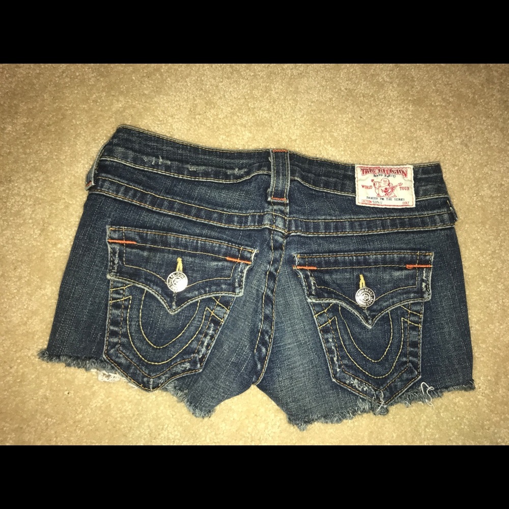 True religion jean shorts. Barely worn